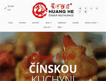 Tablet Screenshot of huanghe.cz